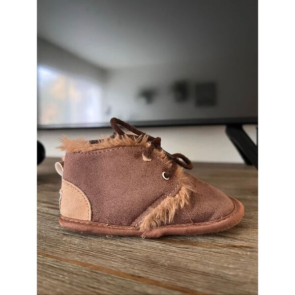 Baby Booties Newborn Girl Boy shoes Infant Fleece Cozy Fur Lining Winter Warm An - Picture 1 of 4